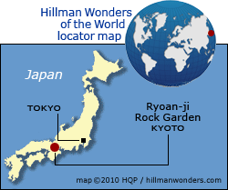 Ryoan-ji Rock Garden Map