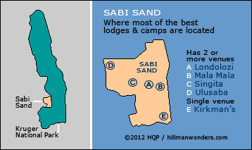 Sabi Sand Map