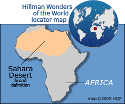 Sahara Desert Map