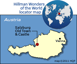 Salzburg Old Town/Castle Map