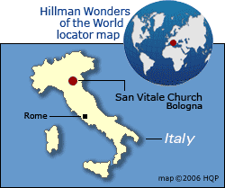 San Vitale Basilica Map