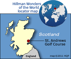 St Andrews Golf Old Course Map