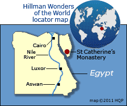 St Catherine's Monastery Map
