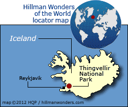 Thingvellir National Park Map