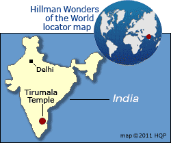 Tirumala Temple Map
