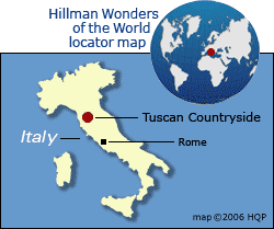 Tuscan Countryside Map