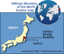 Ushiku Amida Buddha Map