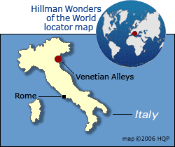 Venetian Alley Maze Map